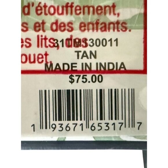 Tommy Bahama Mens Tan Leather Lace Details Bifold Wallet Gift Box New - Picture 5 of 6